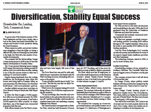 Page 4 of the Orange County Business Journal Interview.
